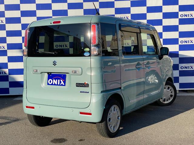 スペーシア ハイブリッドG ワンオーナー車/衝突軽減/ナビ/地デジTV/Bカメラ/スマートキー/プッシュスタート/オートライト/ETC/バッテリー新品/消耗品6点新品/法定点検/法定整備(2枚目)