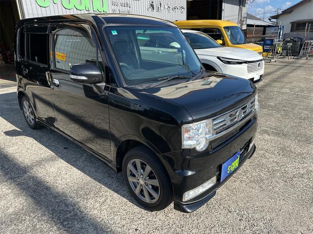 ムーヴコンテ カスタム　Ｇ　４ＷＤ　純正フルセグメモリーナビ　ＥＴＣ　アルミホイール　純正ＨＩＤ　スマートキー　本革ステアリング　オートエアコン　アイドリングストップ　電動格納式ミラー　ドアバイザー　禁煙車　ＩＳＯＦＩＸ（4枚目）