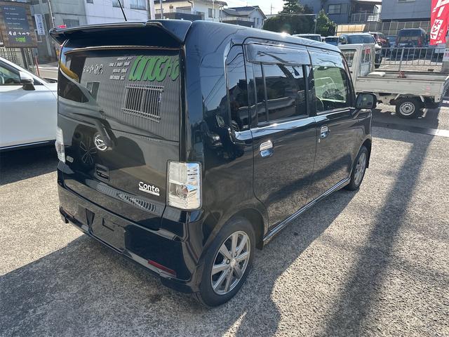 ムーヴコンテ カスタム　Ｇ　４ＷＤ　純正フルセグメモリーナビ　ＥＴＣ　アルミホイール　純正ＨＩＤ　スマートキー　本革ステアリング　オートエアコン　アイドリングストップ　電動格納式ミラー　ドアバイザー　禁煙車　ＩＳＯＦＩＸ（14枚目）