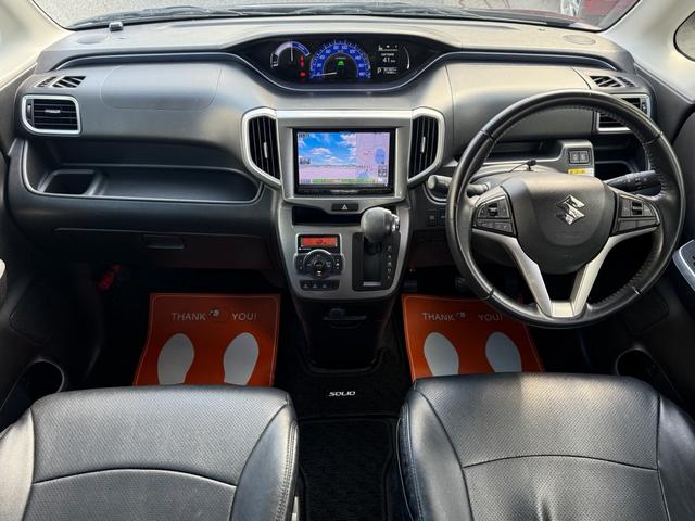 ソリオ ハイブリッドＳＺ　両側電動パワースライドドア　デュアルカメラブレーキサポート　アクティブクルーズコントロール　レーンアシスト　衝突軽減ブレーキ　カロッツェリア８インチナビ　シートヒーター　純正１５インチアルミホイール（4枚目）