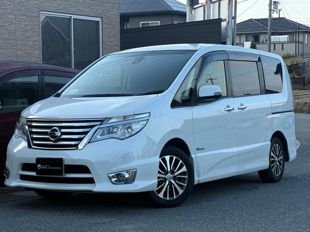 セレナ ハイウェイスターＳ－ＨＶアドバンスドセーフティパック　両側パワースライドドア　衝突軽減ブレーキ　アラウンドビューモニター　クリアランスソナー　アルパイン８インチナビ　コムテックレーダー探知機　コムテックドライブレコーダー　純正１６インチアルミホイール（5枚目）