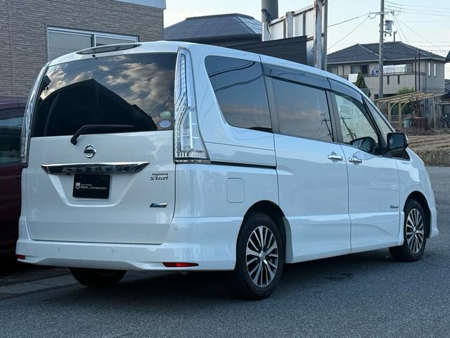 セレナ ハイウェイスターＳ－ＨＶアドバンスドセーフティパック　両側パワースライドドア　衝突軽減ブレーキ　アラウンドビューモニター　クリアランスソナー　アルパイン８インチナビ　コムテックレーダー探知機　コムテックドライブレコーダー　純正１６インチアルミホイール（9枚目）