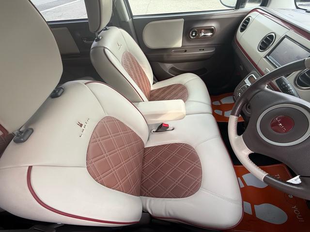 アルトラパンショコラ Ｘ　検２年付き☆　衝突安全ボディー　アイドリングストップ　プッシュスタート　スマートキー　ケンウッド彩速７インチナビ　Ｂｌｕｅｔｏｏｔｈ対応　ＥＴＣ　ＨＩＤヘッドライト　オートエアコン　フルフラットシート（39枚目）