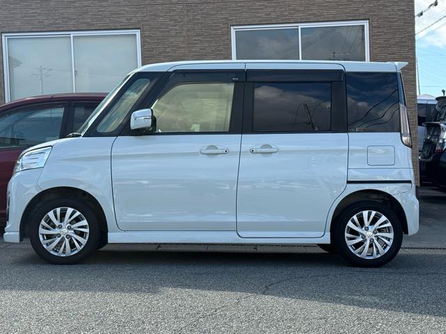 スペーシアカスタム ＧＳターボ　☆検２年付き☆パワースライド　オートクルーズコントロール　アイドリングストップ　シートヒーター　カロッツェリア７インチナビ　フルセグＴＶ　フルフラットシート　純正１４インチアルミホイール（6枚目）