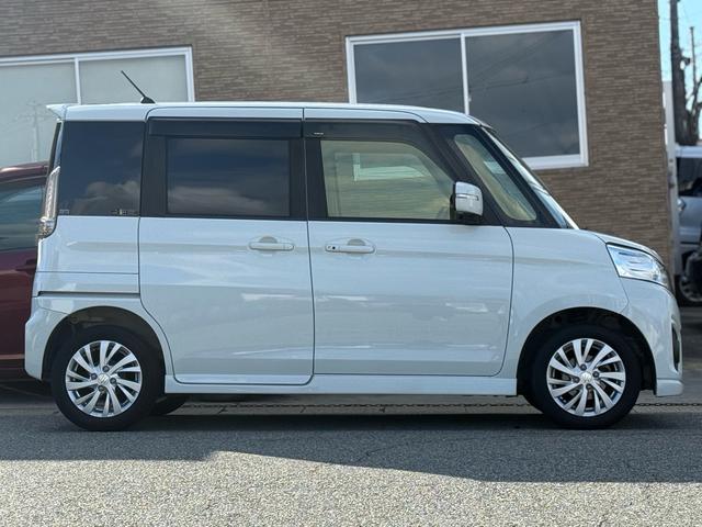 スペーシアカスタム ＧＳターボ　☆検２年付き☆パワースライド　オートクルーズコントロール　アイドリングストップ　シートヒーター　カロッツェリア７インチナビ　フルセグＴＶ　フルフラットシート　純正１４インチアルミホイール（10枚目）