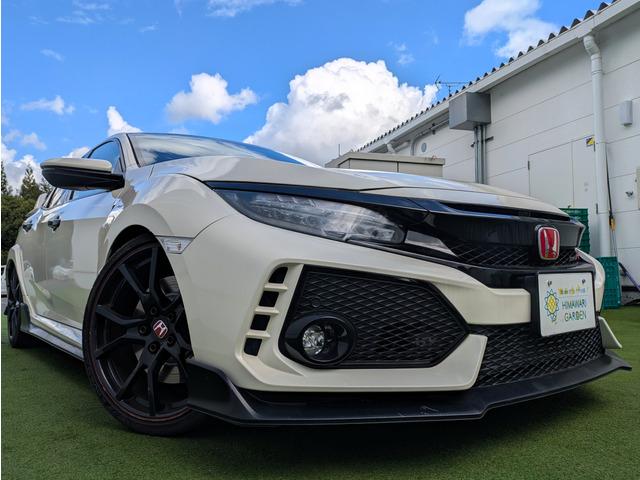 シビック タイプR RECOROシート(前席)/HKSマフラー/BLITZ車庫調/HKSインタークーラー/社外ナビ/フルセグ/バックカメラ/クルーズコントロール/スマートキー/LEDヘッドライト/純正20インチアルミ(16枚目)