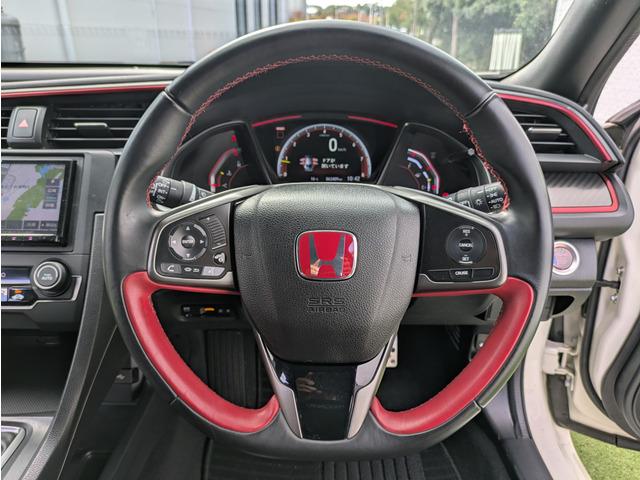 シビック タイプR RECOROシート(前席)/HKSマフラー/BLITZ車庫調/HKSインタークーラー/社外ナビ/フルセグ/バックカメラ/クルーズコントロール/スマートキー/LEDヘッドライト/純正20インチアルミ(40枚目)