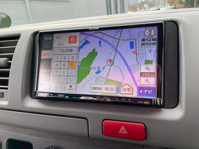 ハイエースバン ロングDX 5ドア/6人乗り/両側スライドドア/社外ナビ/TV/バックカメラ/キーレス/リアガラスフィルム/リア小窓付き/積載量1.25t/4ナンバーサイズ/ABS/バンパー同色/車検R8年9月まで(36枚目)