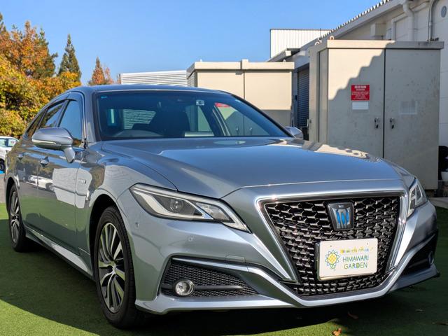 クラウンハイブリッド Ｓ　Ｃパッケージ　メーカーナビ／フルセグ／パノラミックビューモニター／トヨタセーフティーセンス／ＬＥＤヘッドライト／ＢＳＭ／ワンオーナー／スマートキー／ドライブレコーダー／パーキングアシスト／純正１７インチアルミ（21枚目）