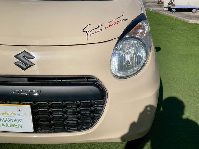 アルト F 5速MT/社外13インチアルミ/LEDヘッドライト/CD/エアコン/キーレス/集中ドアロック/リアプライバシーガラス/車検R8年5月まで/車高調(23枚目)