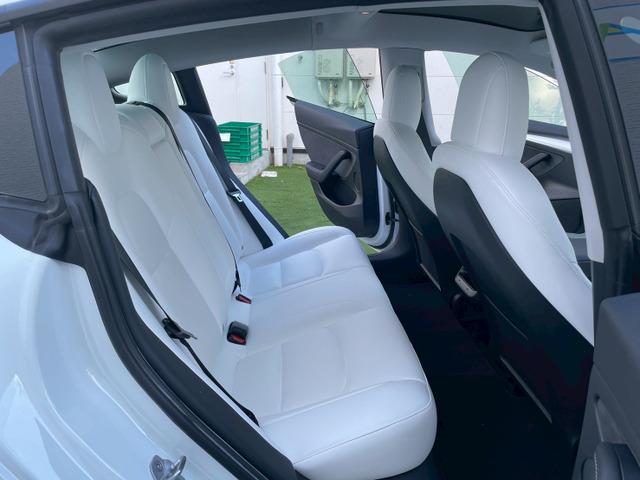 モデル３ ロングレンジ　純正ナビ／レーダークルーズコントロール／ホワイトレザーシート／ガラスルーフ／パワーシート／シートヒーター／フロント・サイド・バックカメラ／パワートランク（60枚目）