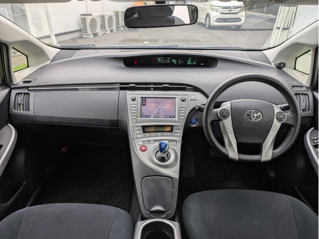 プリウス Ｓ　後期／メーカーナビ／ＴＶ／バックカメラ／リアガラスフィルム／プッシュスタート／スマートキー／ＨＩＤヘッドライト／オートライト／オートエアコン／ビルトインＥＴＣ（6枚目）