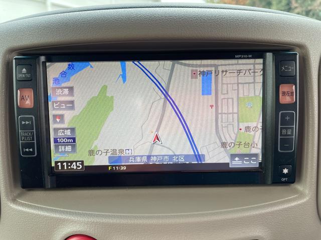 キューブ １５Ｘ　パーティーレッドセレクション　純正ナビ／地デジＴＶ／インテリキー／プッシュスタート／ベンチシート／ＥＴＣ／リアプライバシーガラス／ベンチシート／エアコン（8枚目）