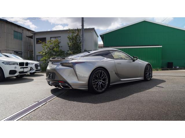 LC500 Sパッケージ マークレビンソン TRDエアロ TRD21インチ鍛造アルミ&セキュリティロックナットセット(艶消し黒) HUD ドライブレコーダー 寒冷地仕様(12枚目)