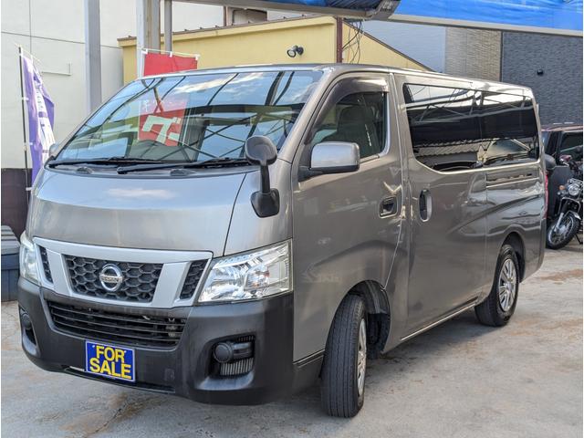 NV350キャラバンバン ロングDXターボ 4WDディゼルターボ 6人乗り 左右スライドドア リアヒーター 社外ナビ(7枚目)