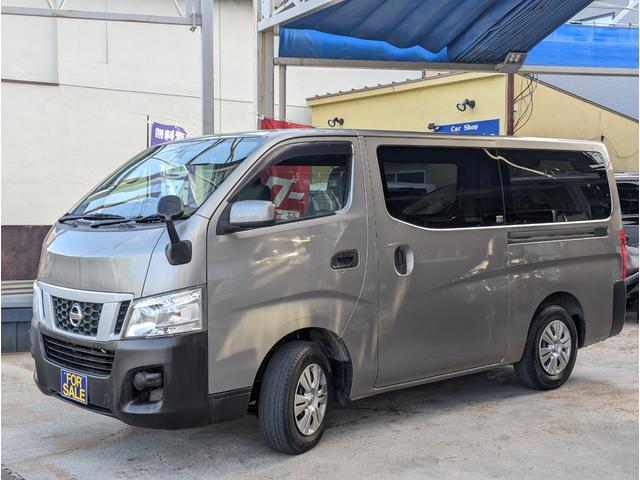 NV350キャラバンバン ロングDXターボ 4WDディゼルターボ 6人乗り 左右スライドドア リアヒーター 社外ナビ(8枚目)