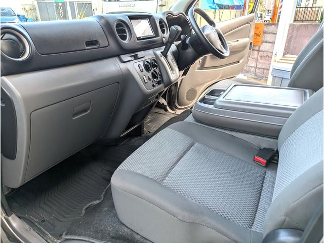 NV350キャラバンバン ロングDXターボ 4WDディゼルターボ 6人乗り 左右スライドドア リアヒーター 社外ナビ(40枚目)