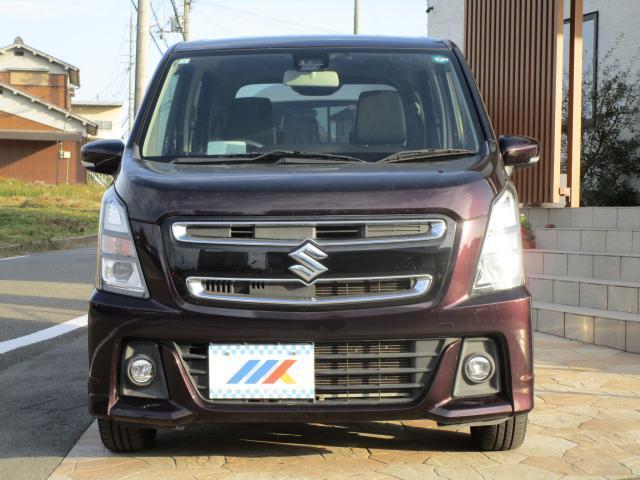 ワゴンＲスティングレー ハイブリッドＴ　純正アルミ　ターボ　純正ナビ　ＴＶ　ＥＴＣ　シートヒータ（2枚目）