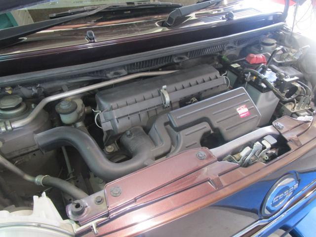 ミラココア ココアプラスＸ　ルーフレール　ポータブルナビ　ＴＶ　ＥＴＣ　キーフリー　　電動格納ミラー　フォグランプ　スペアタイヤ（17枚目）