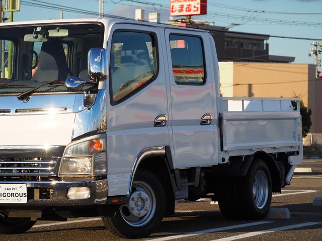 キャンター Ｗキャブ　パワーゲート　パワーゲート　昇降荷重６００ｋｇ　積載１２５０ｋｇ　４ＷＤ　ＡＴ　後輪Ｗタイヤ　新品メッキパーツ　ドラレコ　デジタコ　荷台内寸長さ２０３ｃｍ幅１６１ｃｍ高さ５３ｃｍ　ゲート幅１４２ｃｍ　長さ５８ｃｍ（5枚目）