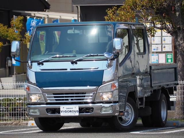 Ｗキャブ　Ｗキャブ　メッキパーツ　ＥＴＣ　積載１２５０ｋｇ　後輪Ｗタイヤ　リヤヒーター　荷台内寸長さ２１１ｃｍ幅１６１ｃｍ高さ３８ｃｍ　ステアリングカバー　パワステ　前席パワーウィンドウ(3枚目)