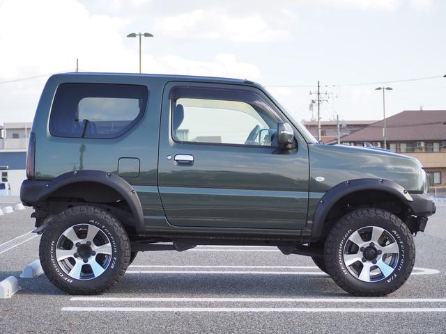 ジムニー ランドベンチャー リフトアップ オーバーフェンダー 16AW グッドリッチT/Aタイヤ 社外前後バンパー/ヘッドライト LEDテール ナビ 地デジ DVD/CD/BT ETC シートヒーター HID キーレス(9枚目)