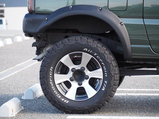 ジムニー ランドベンチャー リフトアップ オーバーフェンダー 16AW グッドリッチT/Aタイヤ 社外前後バンパー/ヘッドライト LEDテール ナビ 地デジ DVD/CD/BT ETC シートヒーター HID キーレス(10枚目)