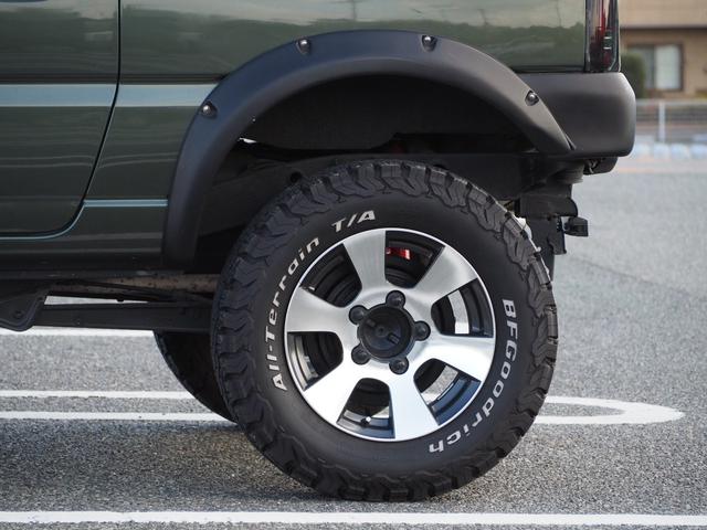 ジムニー ランドベンチャー リフトアップ オーバーフェンダー 16AW グッドリッチT/Aタイヤ 社外前後バンパー/ヘッドライト LEDテール ナビ 地デジ DVD/CD/BT ETC シートヒーター HID キーレス(14枚目)