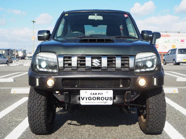 ジムニー ランドベンチャー リフトアップ オーバーフェンダー 16AW グッドリッチT/Aタイヤ 社外前後バンパー/ヘッドライト LEDテール ナビ 地デジ DVD/CD/BT ETC シートヒーター HID キーレス(66枚目)