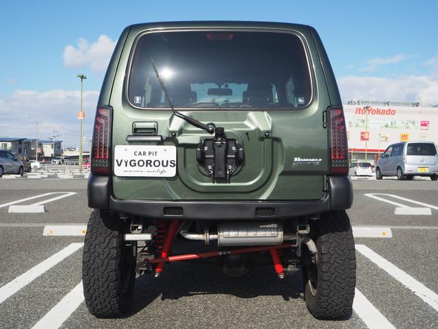 ジムニー ランドベンチャー リフトアップ オーバーフェンダー 16AW グッドリッチT/Aタイヤ 社外前後バンパー/ヘッドライト LEDテール ナビ 地デジ DVD/CD/BT ETC シートヒーター HID キーレス(71枚目)