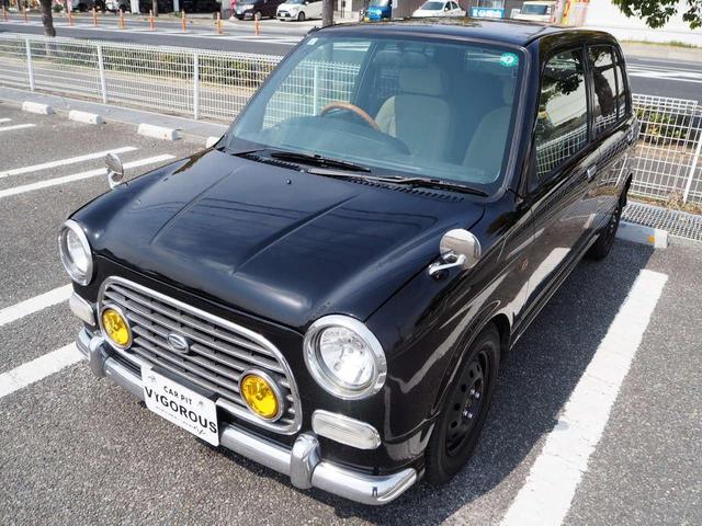 ミラジーノ ジーノ　ローダウン　１３ｉｎ鉄ホイル　スタッドレスタイヤ　センター出しマフラー　フェンダーミラー　ＨＤＤナビ　地デジ　ＤＶＤ／ＣＤ／Ｂｌｕｅｔｏｏｔｈ／ｉＰｏｄ　ＥＴＣ　ウッドコンビハンドル（69枚目）