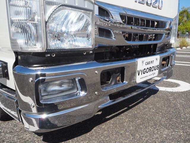 エルフトラック Wキャブフルフラットロー 4WD 最積1500kg メッキパーツ アオリ縞板 後輪Wタイヤ ハンドル/シートカバ- ETC ドラレコ サイドマーカー キーレス 荷台内寸207cm×161cm×36cm(56枚目)