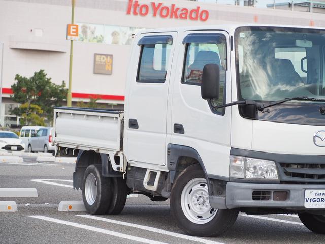 タイタンダッシュ WキャブワイドローDX ユーザー様買取車 ディーゼルターボ Wキャブ 荷台内寸188cm×160cm×38cm 後輪Wタイヤ ETC DPFマフラー/インジェクターリビルト部品交換済 タイミングベルト交換済 左電格(5枚目)