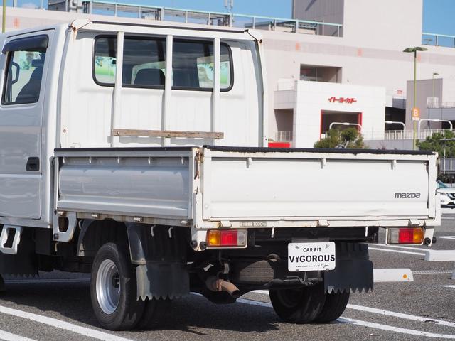 タイタンダッシュ WキャブワイドローDX ユーザー様買取車 ディーゼルターボ Wキャブ 荷台内寸188cm×160cm×38cm 後輪Wタイヤ ETC DPFマフラー/インジェクターリビルト部品交換済 タイミングベルト交換済 左電格(19枚目)