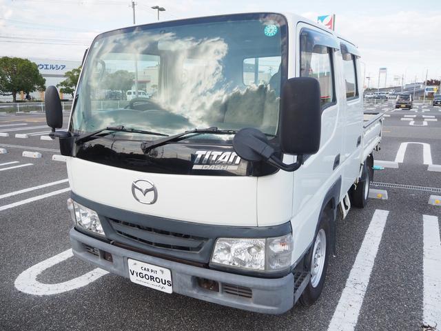 タイタンダッシュ WキャブワイドローDX ユーザー様買取車 ディーゼルターボ Wキャブ 荷台内寸188cm×160cm×38cm 後輪Wタイヤ ETC DPFマフラー/インジェクターリビルト部品交換済 タイミングベルト交換済 左電格(65枚目)