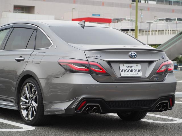 クラウンハイブリッド RSアドバンス 18AW エアロ 黒革シート ナビ 地デジ DVD/CD/BT/iPod ETC F/Bカメラ アラウンドビューモニター 前後ドラレコ デジタルインナーミラー シートエアコン 三眼LEDライト(19枚目)