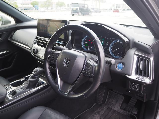 クラウンハイブリッド RSアドバンス 18AW エアロ 黒革シート ナビ 地デジ DVD/CD/BT/iPod ETC F/Bカメラ アラウンドビューモニター 前後ドラレコ デジタルインナーミラー シートエアコン 三眼LEDライト(21枚目)