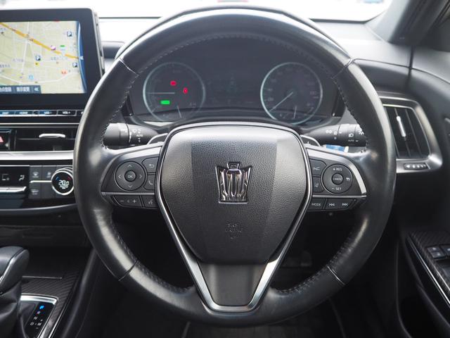 クラウンハイブリッド RSアドバンス 18AW エアロ 黒革シート ナビ 地デジ DVD/CD/BT/iPod ETC F/Bカメラ アラウンドビューモニター 前後ドラレコ デジタルインナーミラー シートエアコン 三眼LEDライト(23枚目)