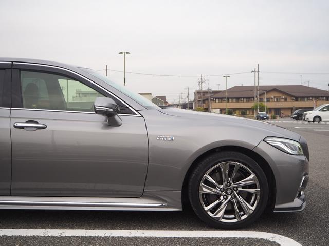 クラウンハイブリッド RSアドバンス 18AW エアロ 黒革シート ナビ 地デジ DVD/CD/BT/iPod ETC F/Bカメラ アラウンドビューモニター 前後ドラレコ デジタルインナーミラー シートエアコン 三眼LEDライト(63枚目)