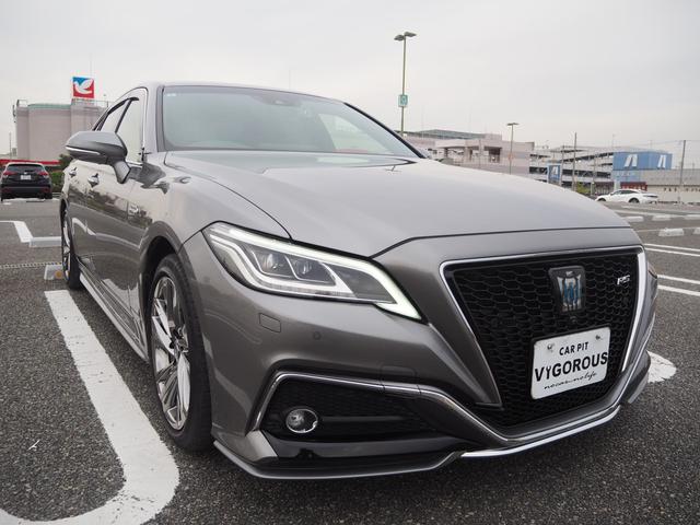 クラウンハイブリッド RSアドバンス 18AW エアロ 黒革シート ナビ 地デジ DVD/CD/BT/iPod ETC F/Bカメラ アラウンドビューモニター 前後ドラレコ デジタルインナーミラー シートエアコン 三眼LEDライト(66枚目)