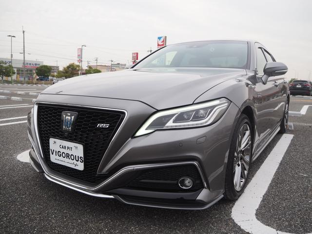 クラウンハイブリッド RSアドバンス 18AW エアロ 黒革シート ナビ 地デジ DVD/CD/BT/iPod ETC F/Bカメラ アラウンドビューモニター 前後ドラレコ デジタルインナーミラー シートエアコン 三眼LEDライト(71枚目)