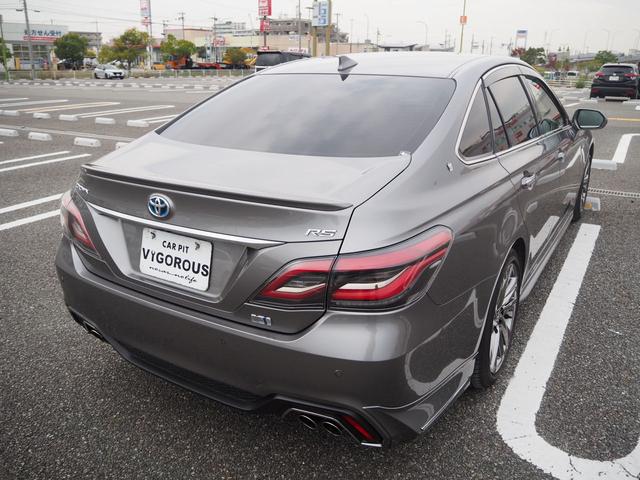 クラウンハイブリッド RSアドバンス 18AW エアロ 黒革シート ナビ 地デジ DVD/CD/BT/iPod ETC F/Bカメラ アラウンドビューモニター 前後ドラレコ デジタルインナーミラー シートエアコン 三眼LEDライト(72枚目)