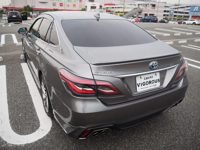 クラウンハイブリッド RSアドバンス 18AW エアロ 黒革シート ナビ 地デジ DVD/CD/BT/iPod ETC F/Bカメラ アラウンドビューモニター 前後ドラレコ デジタルインナーミラー シートエアコン 三眼LEDライト(74枚目)