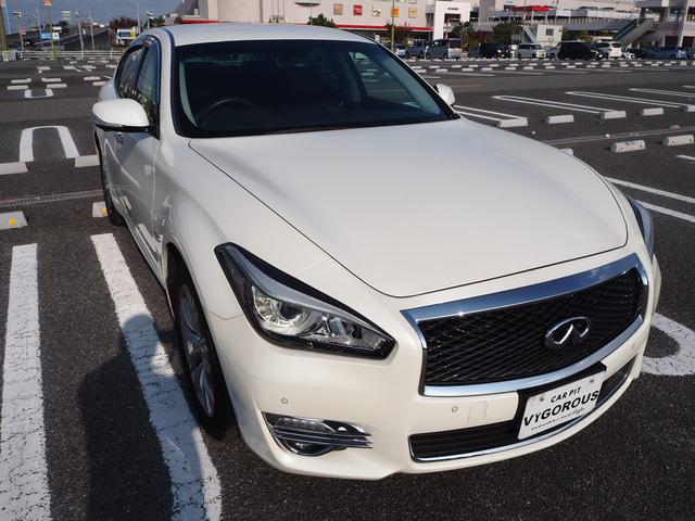 フーガハイブリッド ベースグレード　１８ＡＷ　レグノタイヤ　ＨＤＤナビ　地デジ　ＤＶＤ／ＣＤ／ＢＴ　ドラレコ　ＥＴＣ　Ｆ／Ｓ／Ｂカメラ　アラウンドビューモニター　ハーフレザーシート　スマートキー　オットマン　ＬＥＤライト（64枚目）