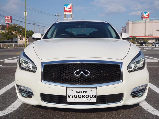 フーガハイブリッド ベースグレード　１８ＡＷ　レグノタイヤ　ＨＤＤナビ　地デジ　ＤＶＤ／ＣＤ／ＢＴ　ドラレコ　ＥＴＣ　Ｆ／Ｓ／Ｂカメラ　アラウンドビューモニター　ハーフレザーシート　スマートキー　オットマン　ＬＥＤライト（66枚目）