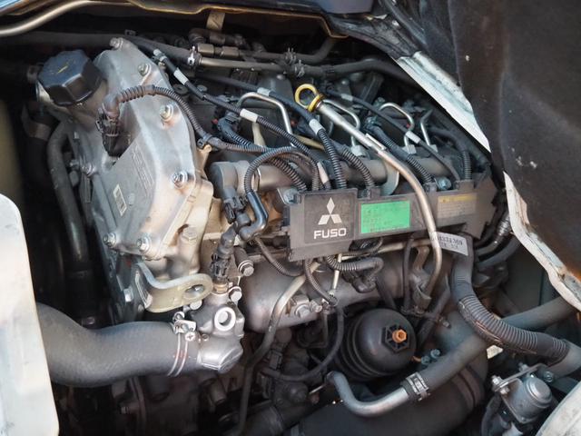 キャンター Ｗキャブ全低床　新明和垂直パワーゲート　昇降荷重６００ｋｇ（１００ｃｍ×１５８ｃｍ）　最積２０００ｋｇ　荷台内寸（２０７ｃｍ×１６１ｃｍ×３７ｃｍ）　後輪Ｗタイヤ　ＥＴＣ　シートカバー／ハンドルカバー　メッキパーツ（53枚目）