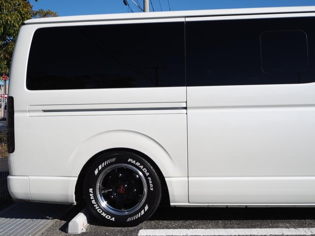 ハイエースバン ロングスーパーＧＬ　ローダウン　１６ＡＷ　ＰＡＲＡＤＡタイヤ　ナビ　地デジ　ＤＶＤ／ＣＤ／Ｂｌｕｅｔｏｏｔｈ／ＵＳＢ　バックカメラ　ＥＴＣ　ドラレコ　ベッドキット　ＬＥＤテール／ライト　スマートキー（63枚目）