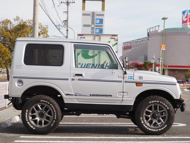 ジムニー ランドベンチャー リフトアップ 16AW TOYOR/Tタイヤ 社外前後バンパー/マフラー/グリル NARDIステアリング RAYBRIGライト フォグ DVD/CD/USB バックカメラ シートカバー LEDライト(10枚目)