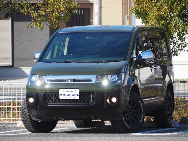 デリカD:5 シャモニー 16AW TOYOR/Tタイヤ 左側パワスラ HDDナビ DVD/CD F/S/Bカメラ ETC フリップダウンモニター ウッドコンビハンドル インナーブラックライト HID コーナーセンサー(4枚目)