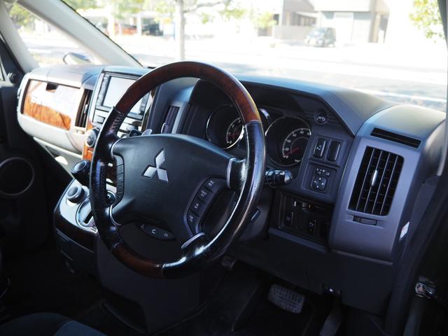 デリカD:5 シャモニー 16AW TOYOR/Tタイヤ 左側パワスラ HDDナビ DVD/CD F/S/Bカメラ ETC フリップダウンモニター ウッドコンビハンドル インナーブラックライト HID コーナーセンサー(21枚目)